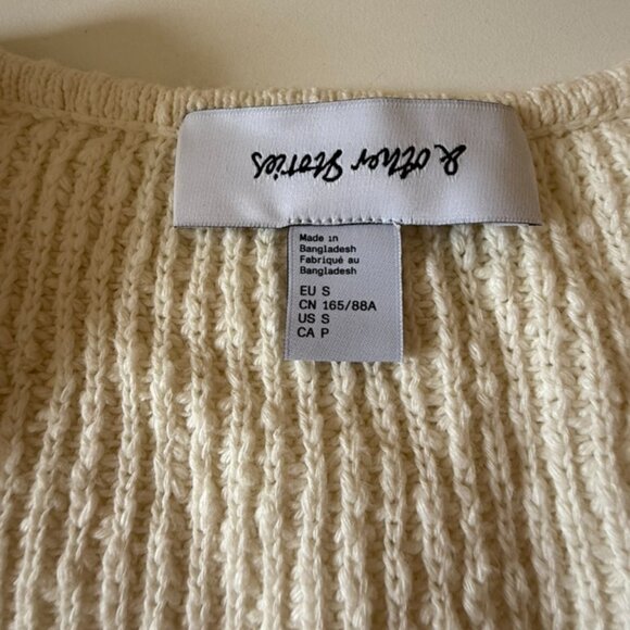 NWOT Tie Front Cotton Cardigan from & Other Stories - Picture 5 of 6